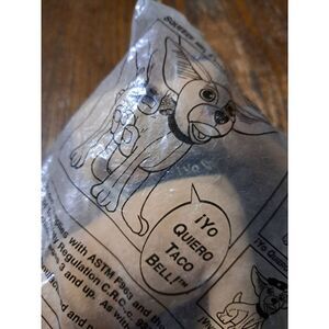 Vintage Taco Bell Applause Toy Plush Toy Chihuahua Yo Quiero Taco Bell w Package